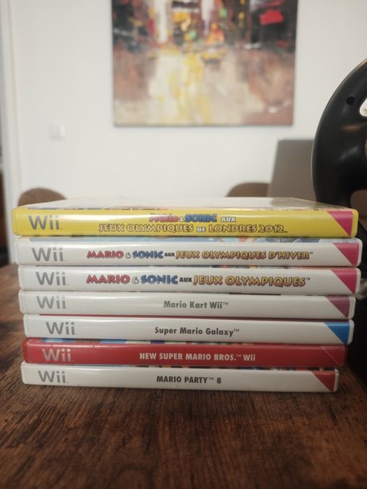 Wii preta com clássicos do Mario