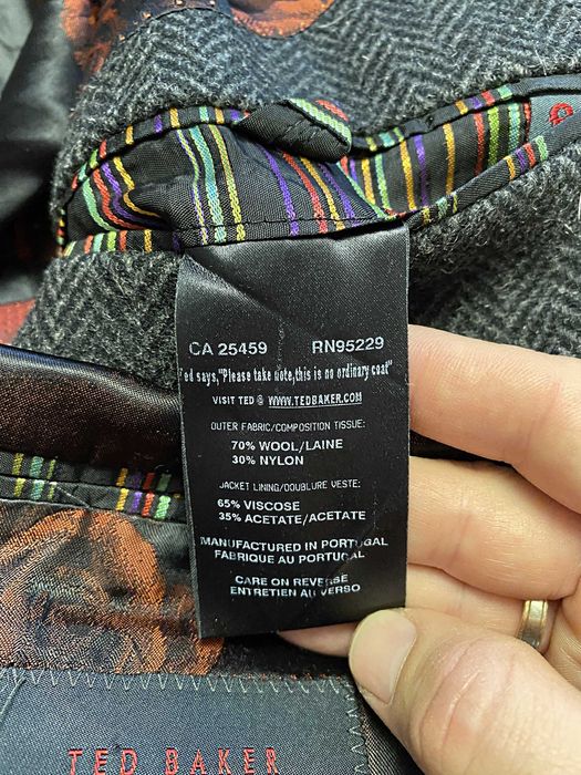 Шерстяное пальто Ted Baker Endurance