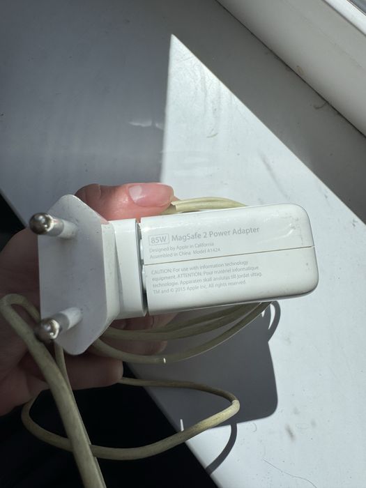 Зарядний пристрій (адаптер живлення) Apple MagSafe 2 потужністю 85 Вт до MacBook