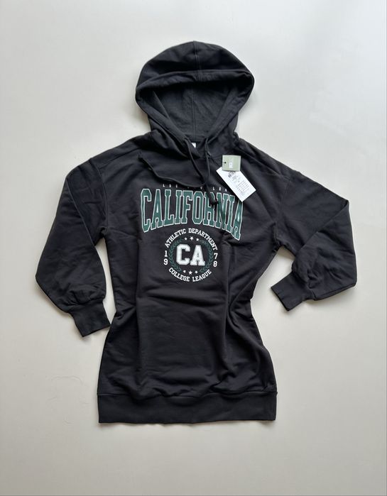Bluza Only z kapturem dluga sukienkowa California S XS