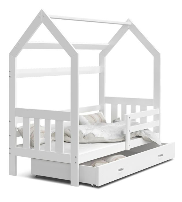 Łóżko domek 80 x160  z materacem