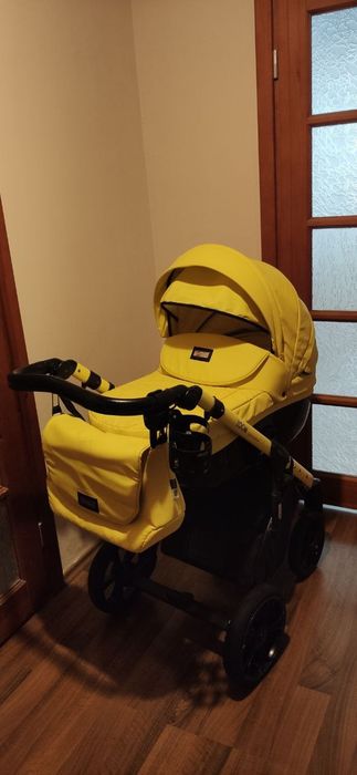 Дитяча коляска 2 в 1 , екошкіра,