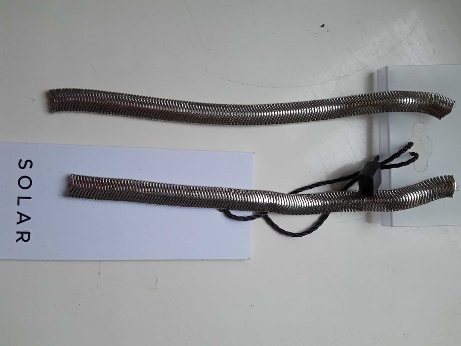 Kolczyki długie z mosiądzu