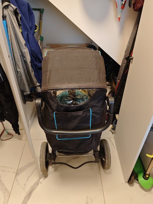 Wózek Hauck Rapid 3kołowy turkusowy spacerowy sportowy Zabrze stan bdb