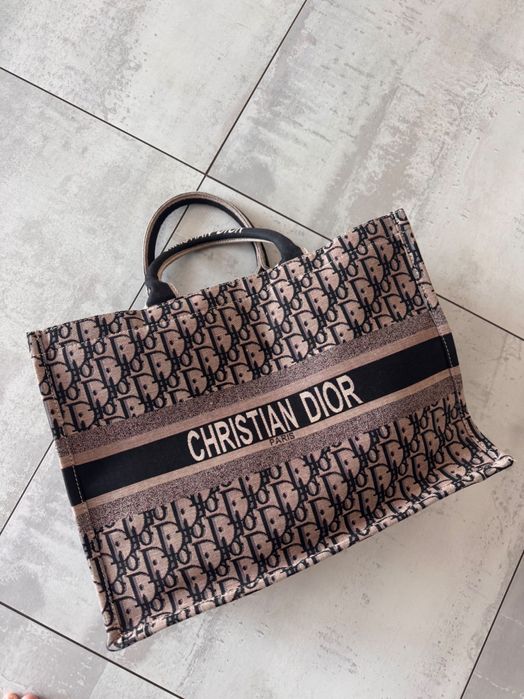 Dior book tote torba duża pojemna