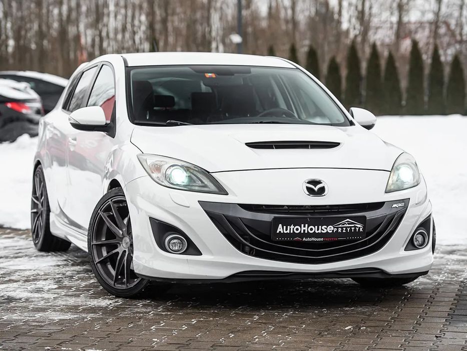 Mazda 3 3 MPS 2.3T,Full,skóra,Xenon,Navi,Bose,serwowane ASO,Gwarancja.