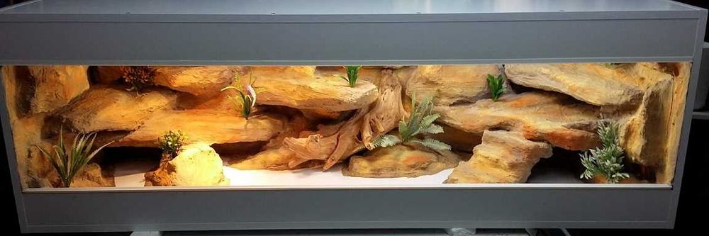 Terrarium na zamówienie dla agamy 100x40x40