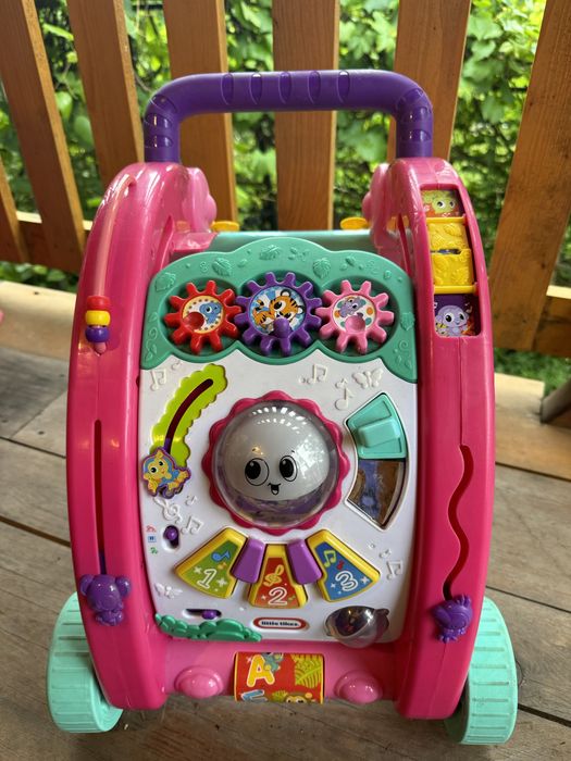 Little Tikes 3w1 chodzik pchacz stol aktywnosci