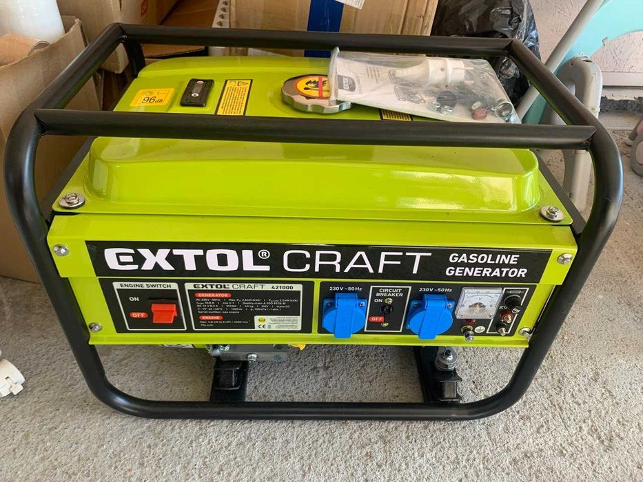 Генератор бензиновий EXTOL CRAFT 421000 2.5-2.8 кВт