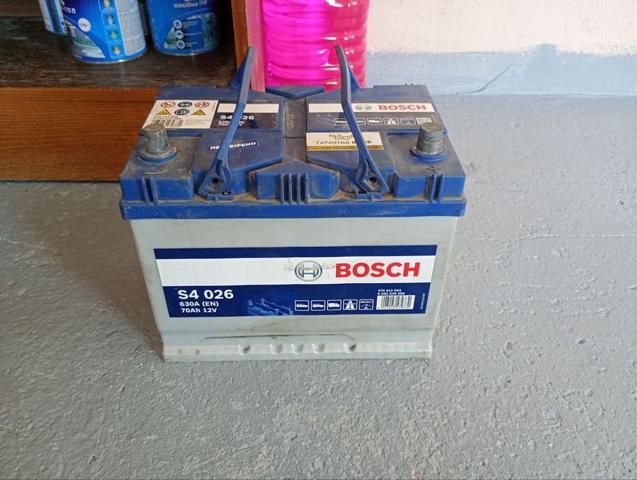 Акумулятор Bosch S4 026, 2018, 70Аh/630A