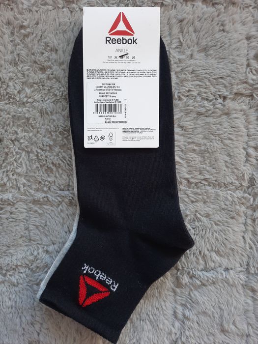 Skarpety Reebok 3-pak rozm 43-45