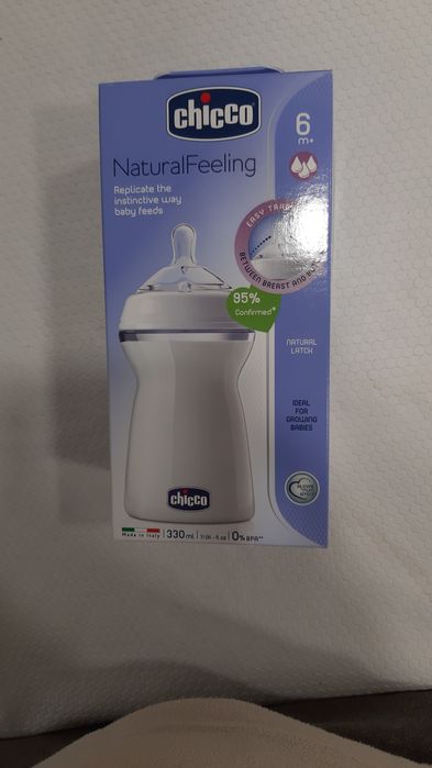 Biberão chicco natural feeling