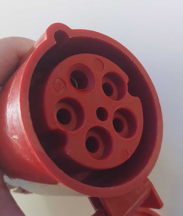 Wtyczka Gniazdo siłowe 16A 5P 3P+N+E 015-6 w cenie 20,00 zł+ wysyłka