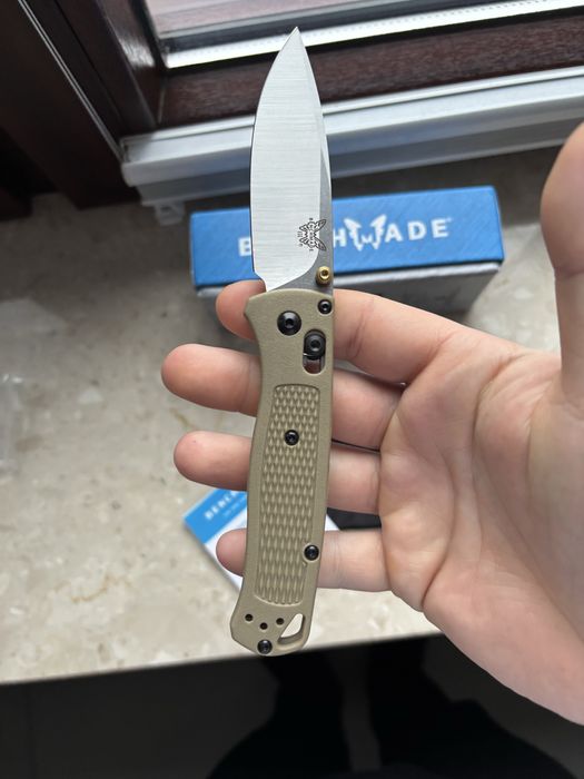 Nóż Składany Benchamde  535 Bugout Nowy Zielony Khaki Green