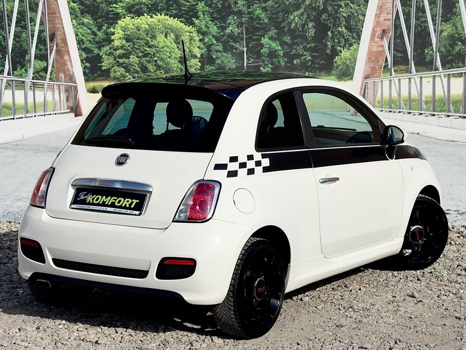 Fiat 500 Gwarancja!Oryginalny Lakier!Pakiet S!Skóra!Virtual!Serwis!