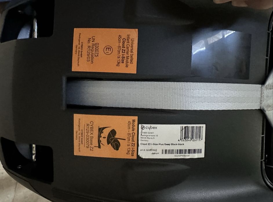 Ovinho Cybex Cloud Z2 i-Size Plus deep black