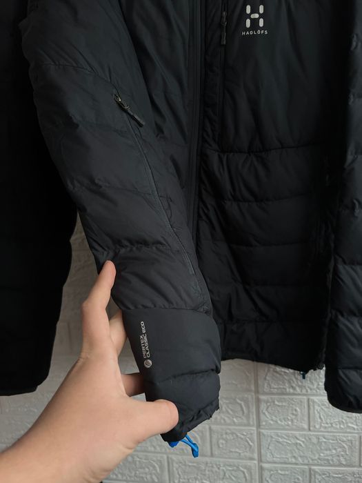 Пуховик Haglofs Bivvy pertex зимовий теплий натуральний пух рХХЛ