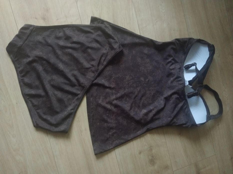 Strój kąpielowy brązowy 2- częściowy, R.38.