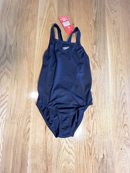 Strój kąpielowy jedno częściowy granatowy speedo 164 cm nowy z metką