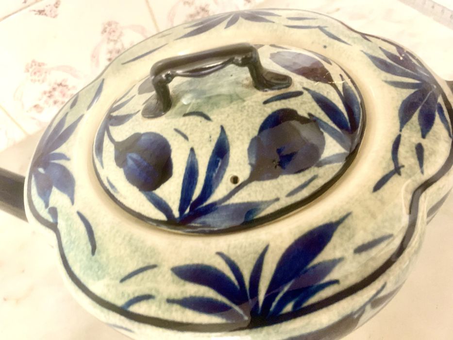 Grande bule Em faiança português Gilman & Ctª - Sacavém