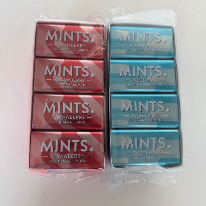 cukierki mints.