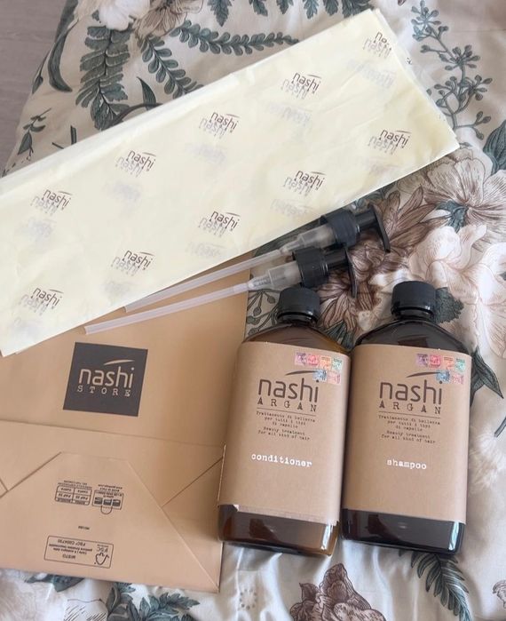 Nashi argan szampon i odżywka po 500 ml