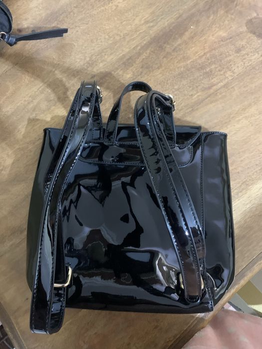 Mochila carteira preta, nova a estrear