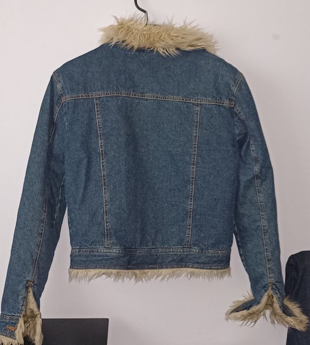 Kurtka jeans ocieplana