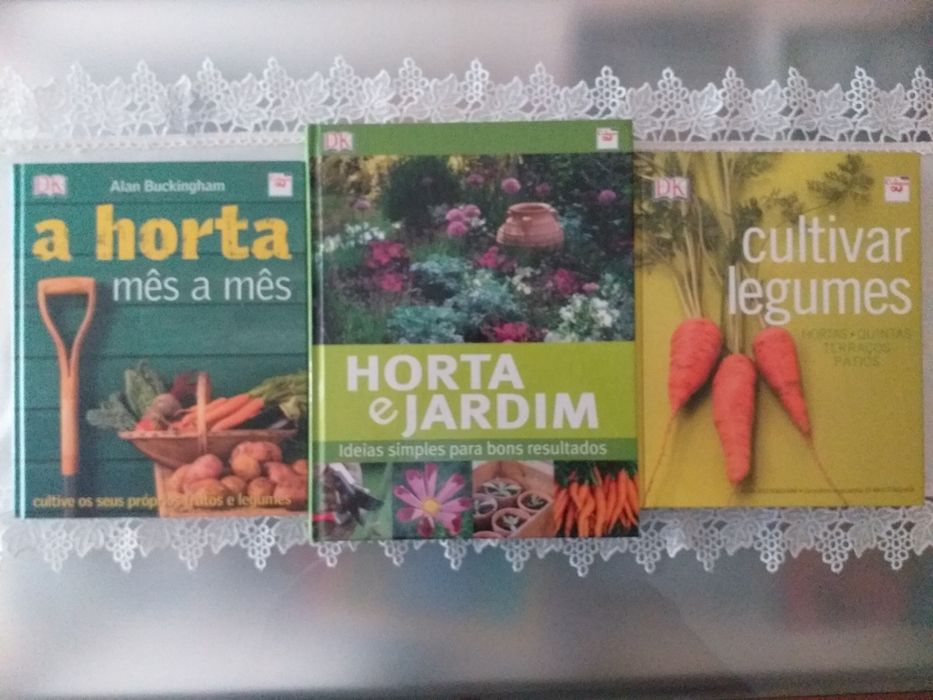 Livros"CONSERVAS"Horta Jardim"GOLFE"Doces Compotas"Cultivar legumes"H