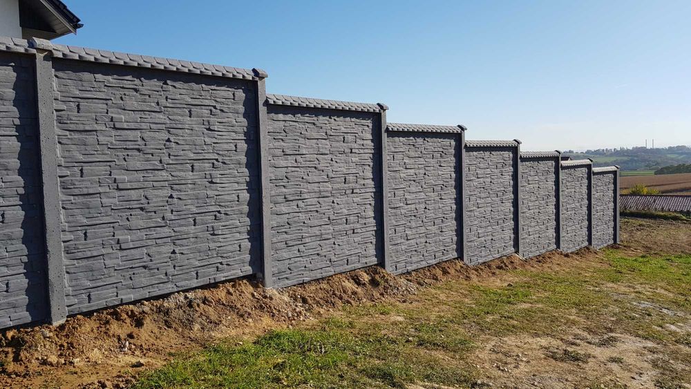 Ogrodzenia Betonowe, Panelowe 3D, Bramy furki z MONTAŻEM - DEMONTAŻEM