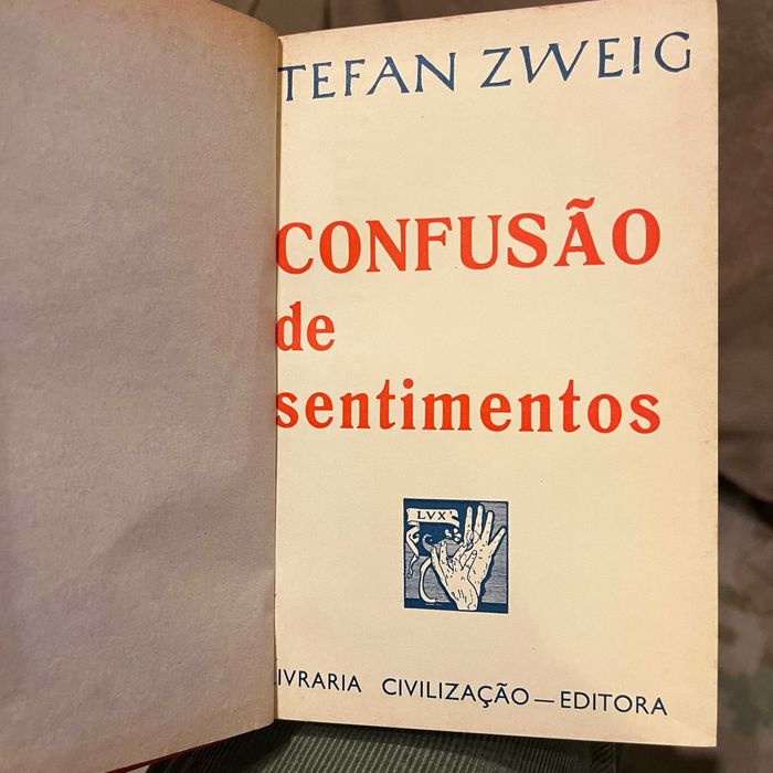 Stefan Zweig - Confusão de Sentimentos (envio grátis)