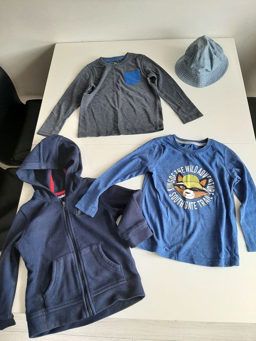 Bluzki z długim rękawem Polar kapelusz 98/104 plus kalosze gratis