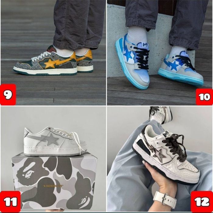 БЕЗ ПЕРЕДПЛАТИ‼️ Кросівки A Bathing Ape Bape SK8 Sta, JJJJound / 36-4