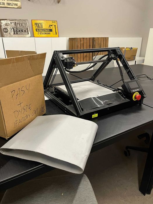Drukarka 3D iFactory Pro One (Taśmowa / Belt Printer) + dodatkowe pasy, sprawna