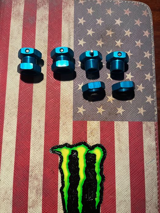 Rc porcas 17mm alumínio