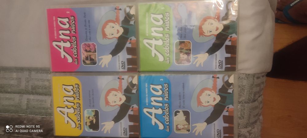 Lote 4 DVDs Ana dos Cabelos Ruivos,1,2,3, e 5