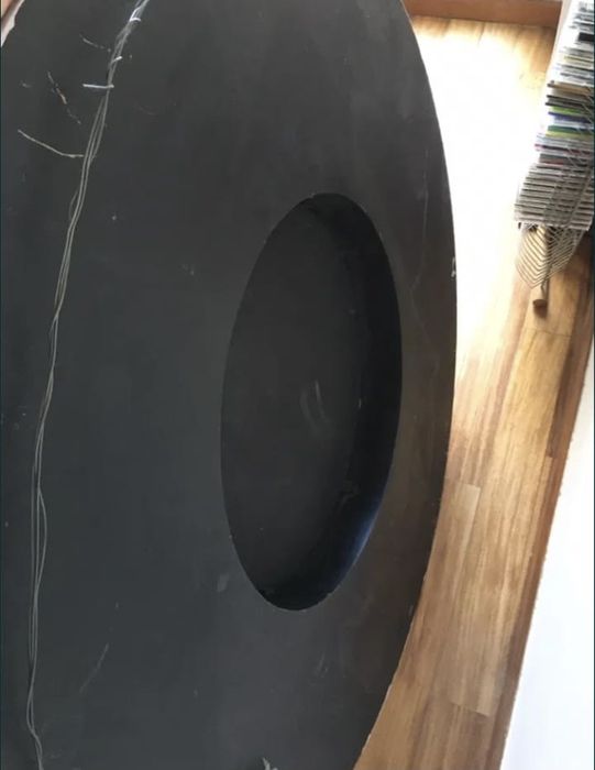 Espelho (moldura) redondo exclusivo e raro (loja de luxo)