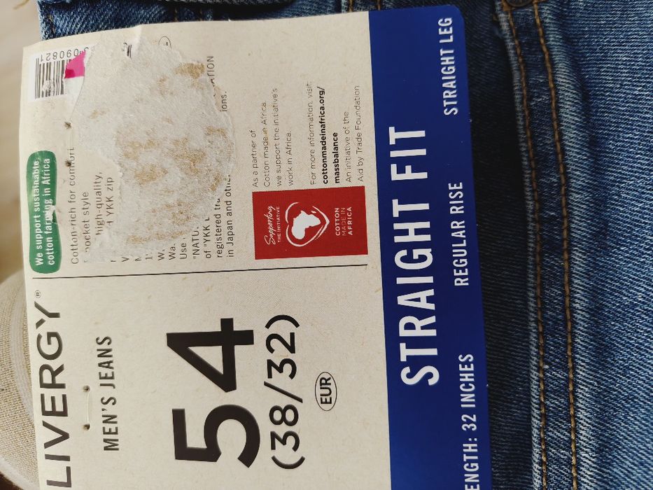 Livergy męskie jeansy Straight Fit 54r