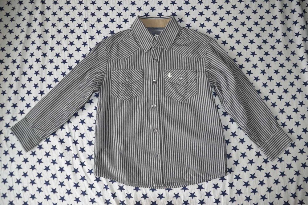 Нова сорочка Rebel р104-110, супер якість, на 4-5 років