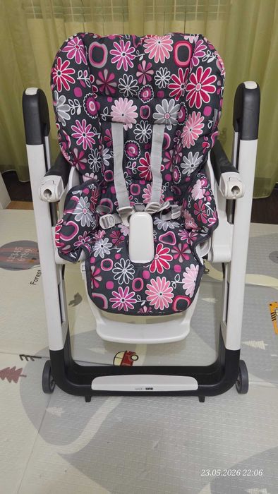Дитячий стільчик для годування Chicco Polly 2 в 1 (0+ шезлонг) + новий чохол
