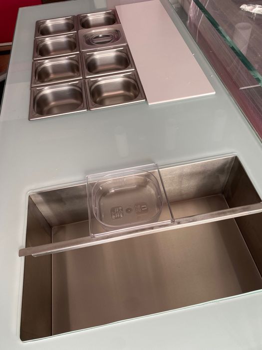 Móveis toppings com refrigeração