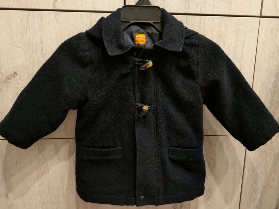 Płaszcz Mayoral rozm 86 granat chrzest święta