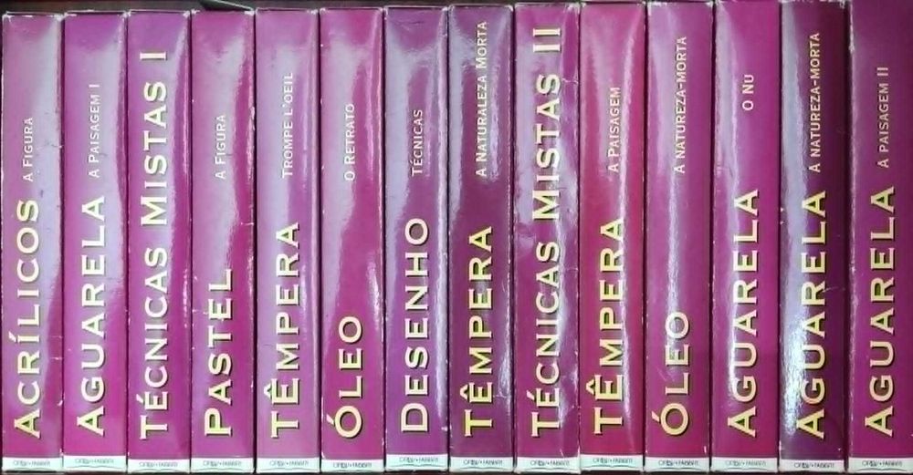 Colecção de 14 VHS Curso Prático Audiovisual (DESENHO / PINTURA)