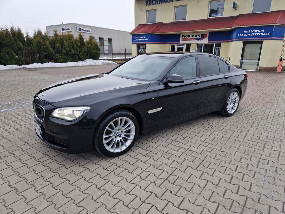 F01,BMW 5,7, 740xd, salon pl, dociagi drzwi,  virtual zegary, m pakiet