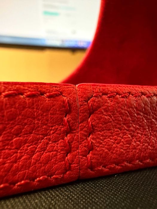 ‼️Christmas Sale‼️ Получехол Leica Q, кожа, красный