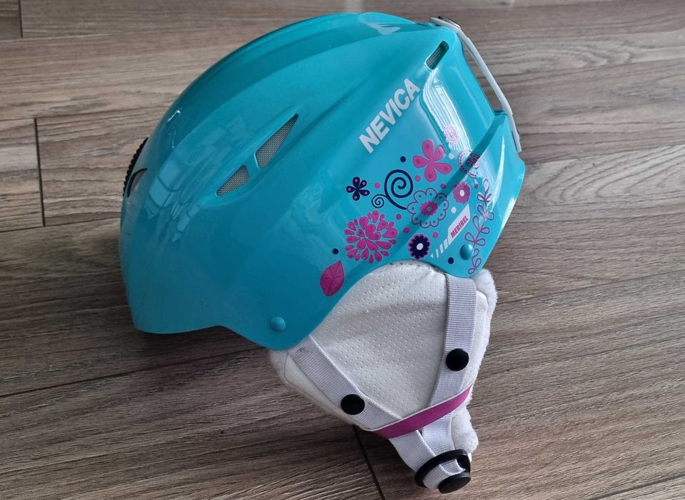 Kask narciarski dla dziewczynki S ( 50-54 cm)