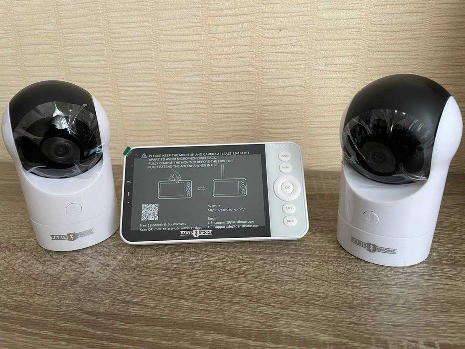 Відеоняня PARIS RHÔNE Split-Screen з 2-ма камерами