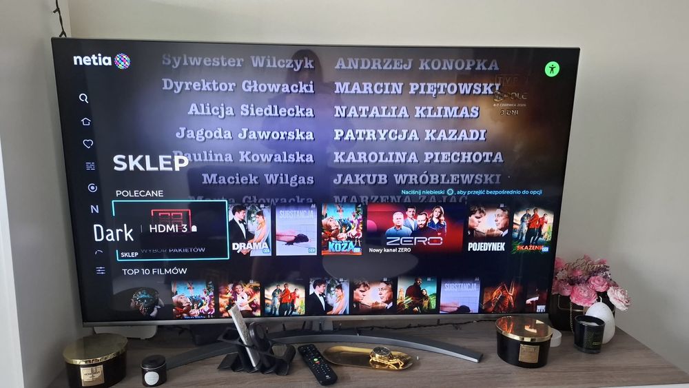 Sprdedam telewizor praktycznie nowy LG 55 cali