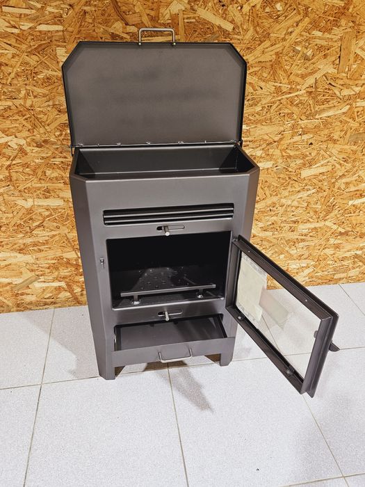 Salamandra Com Forno a Lenha NOVAS - 10.4Kw - FABRICADO PORTUGAL