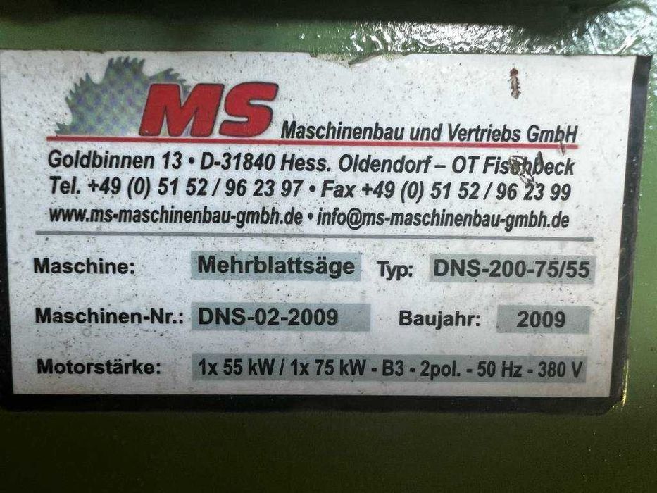 Wielopiła MS DNS-200-75/55 dwuwałowa